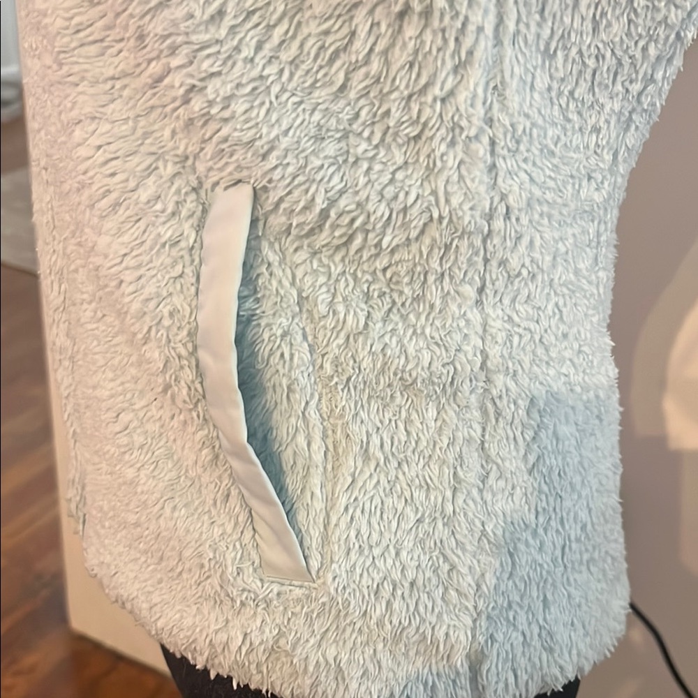 Patagonia Los Gatos Fleece Vest baby blueXS Sherpa Hiking Outdoor - Picture 6 of 10